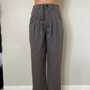 YesStyle Gray Pleated Trousers / Pants